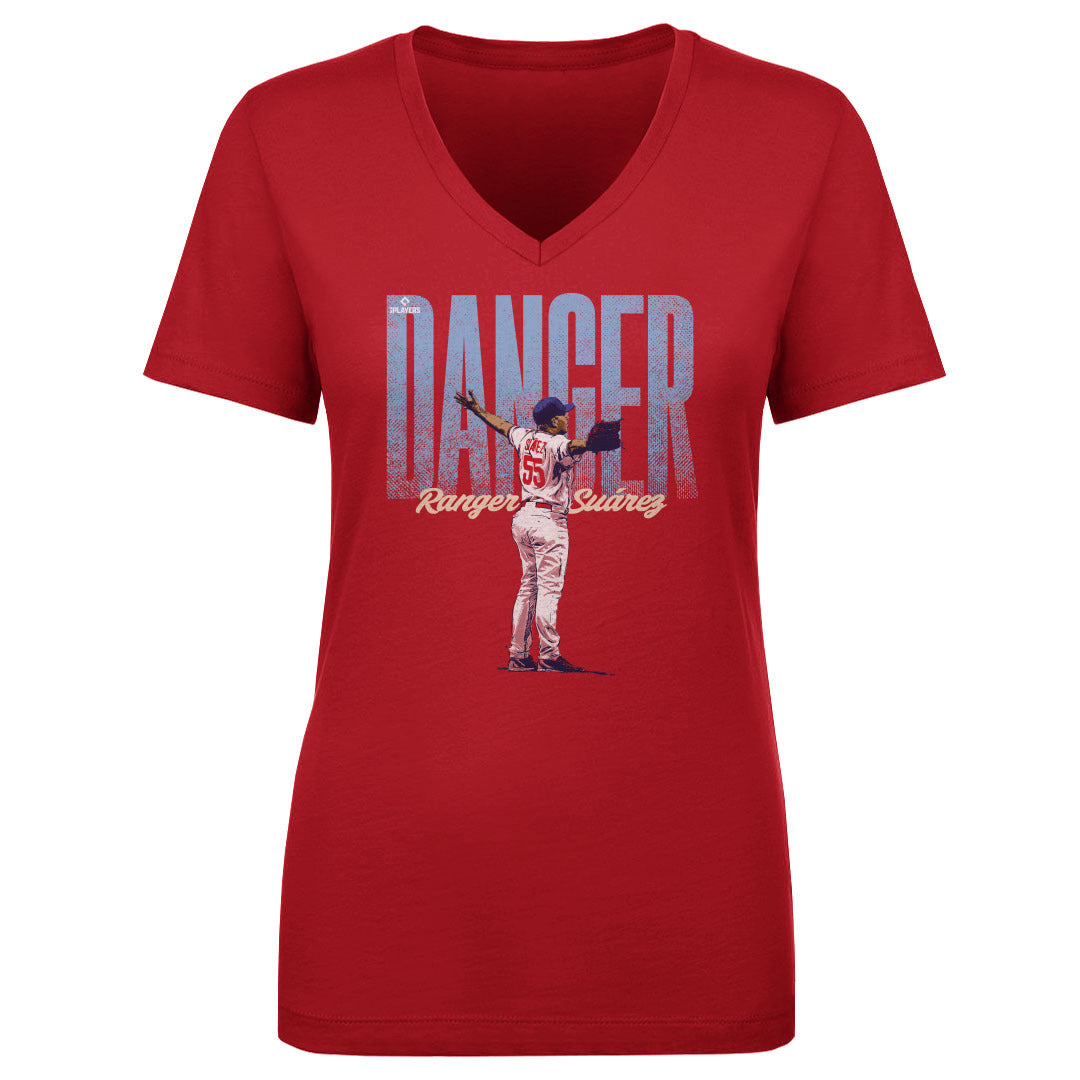 Ranger Suarez Women&#39;s V-Neck T-Shirt | 500 LEVEL