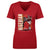 Christian Okoye Women's V-Neck T-Shirt | 500 LEVEL