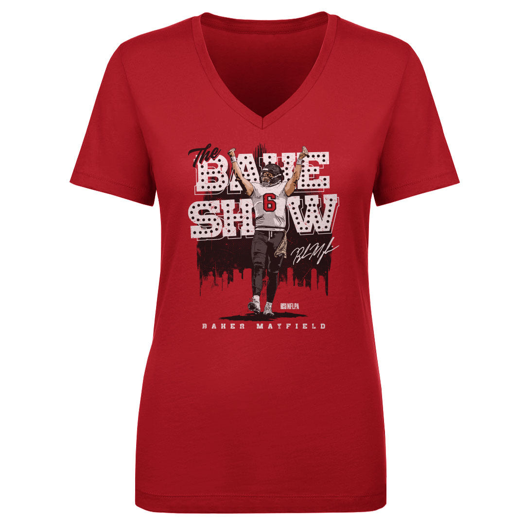 Baker Mayfield Women&#39;s V-Neck T-Shirt | 500 LEVEL