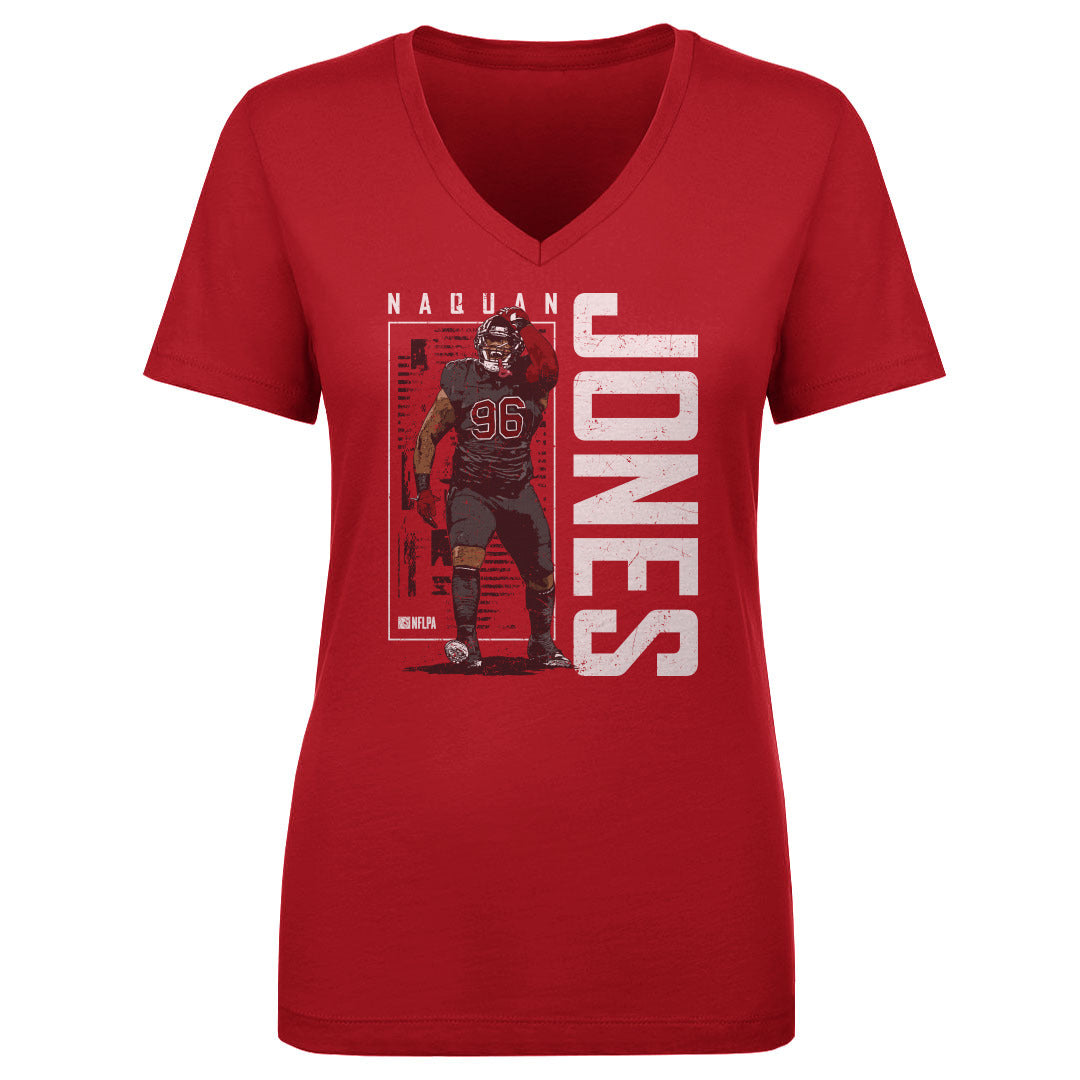 Naquan Jones Women&#39;s V-Neck T-Shirt | 500 LEVEL