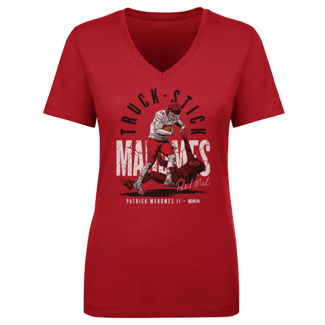 Patrick Mahomes Women&#39;s V-Neck T-Shirt | 500 LEVEL