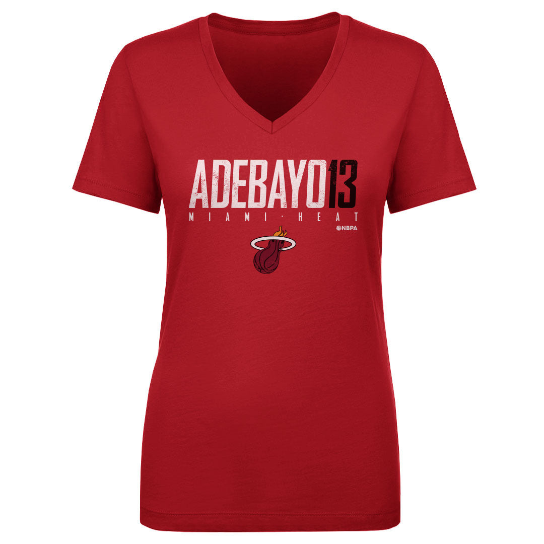 Bam Adebayo Women&#39;s V-Neck T-Shirt | 500 LEVEL