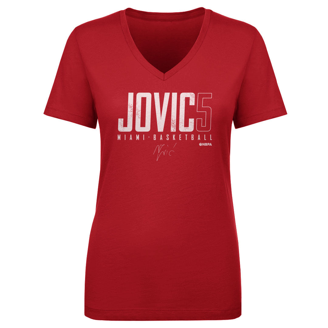 Nikola Jovic Women&#39;s V-Neck T-Shirt | 500 LEVEL