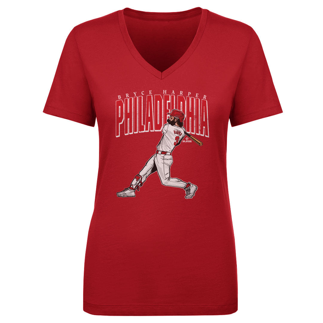 Bryce Harper Women&#39;s V-Neck T-Shirt | 500 LEVEL