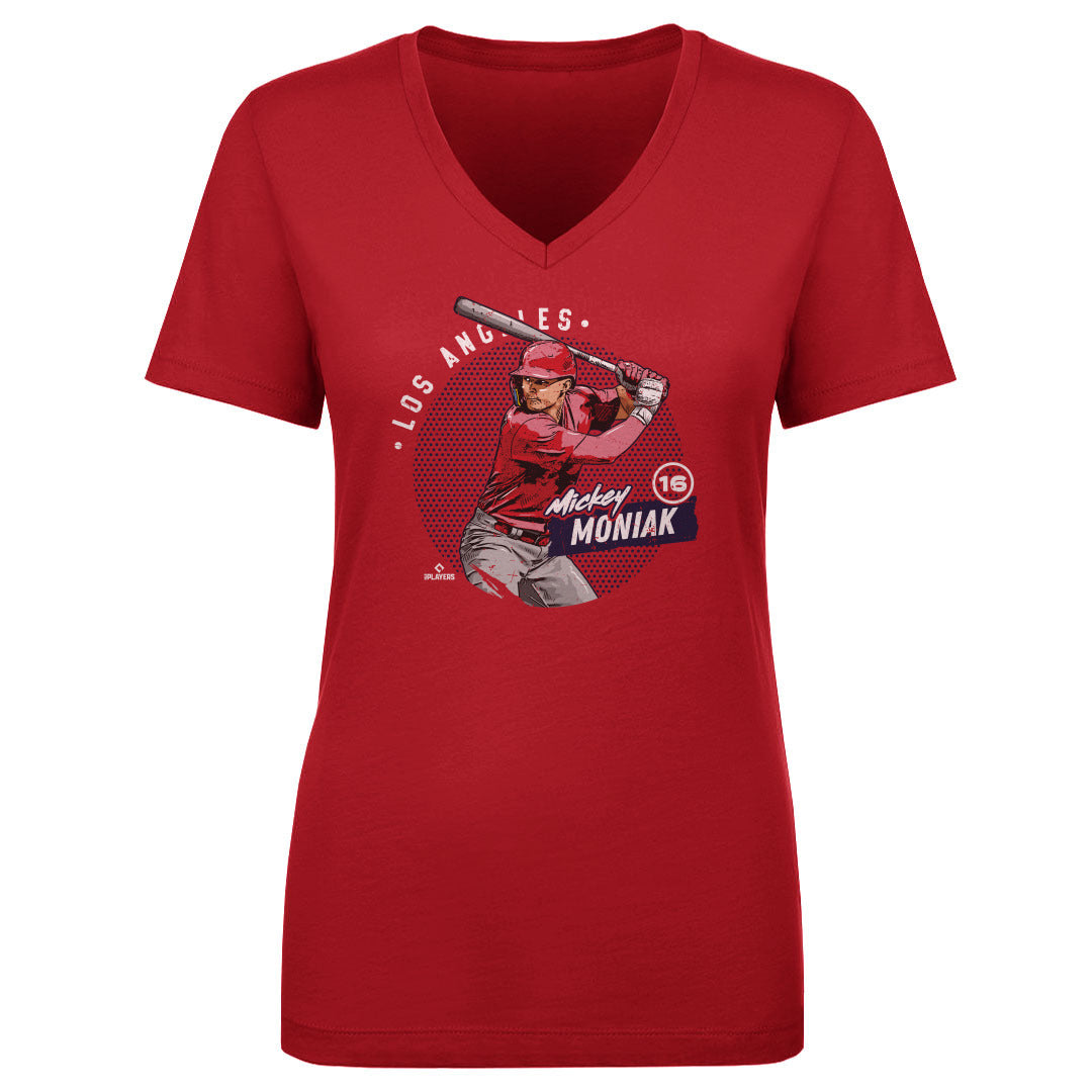 Mickey Moniak Women&#39;s V-Neck T-Shirt | 500 LEVEL