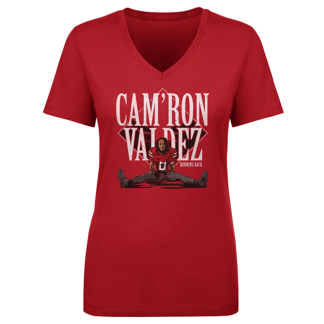 Cam&#39;Ron Valdez Women&#39;s V-Neck T-Shirt | 500 LEVEL