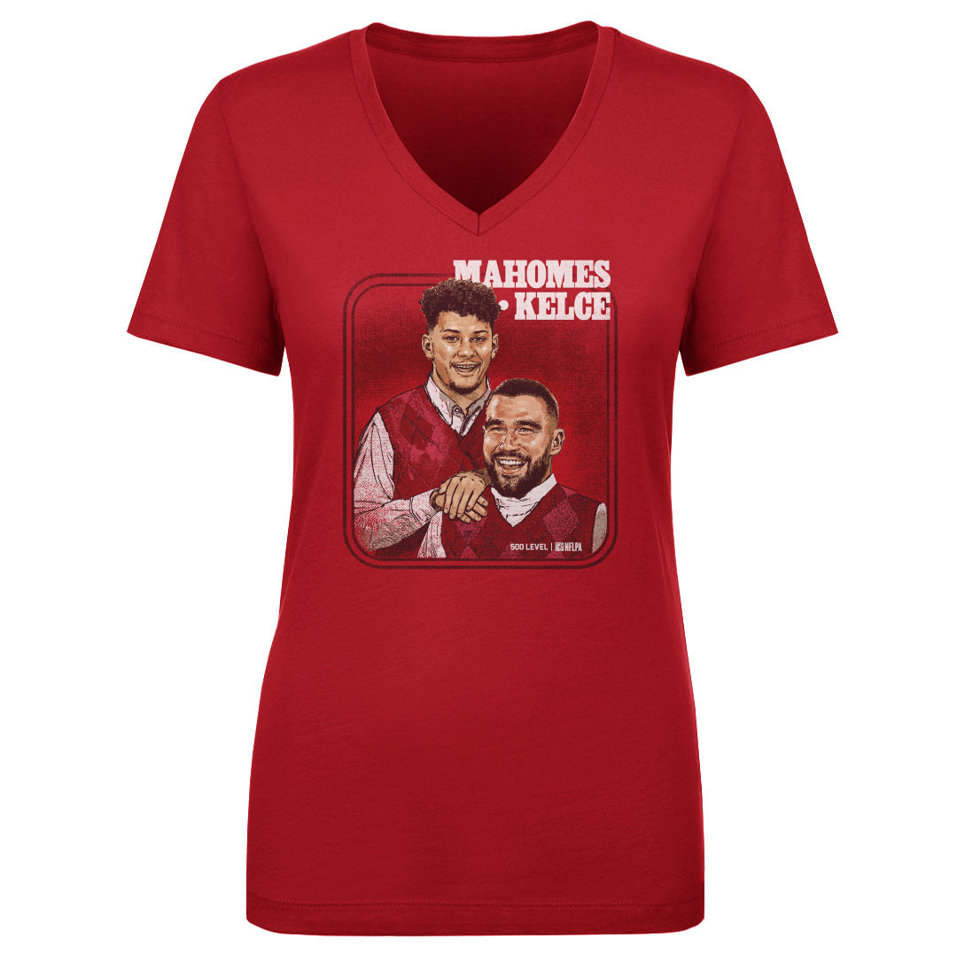 Patrick Mahomes Women&#39;s V-Neck T-Shirt | 500 LEVEL