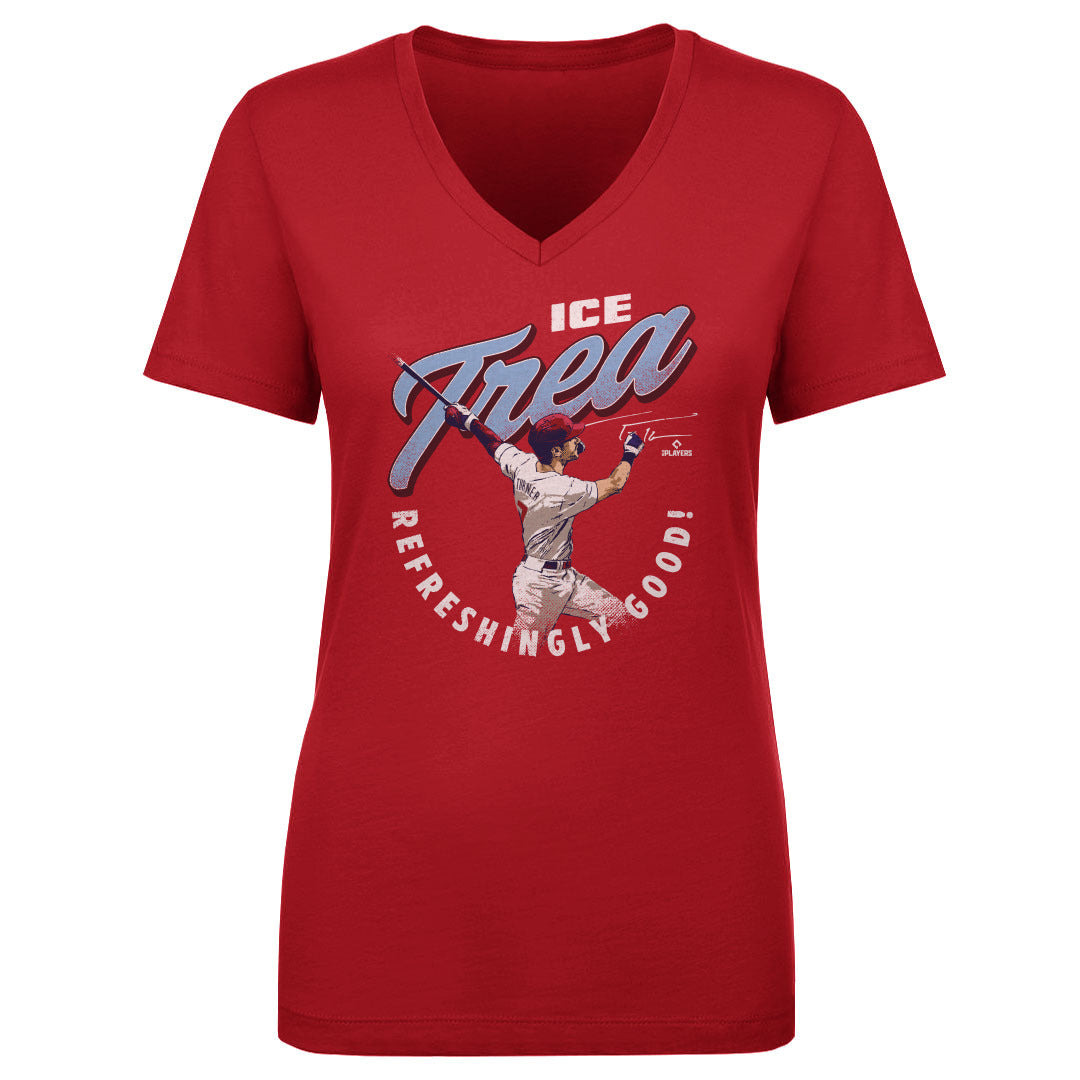 Trea Turner Women&#39;s V-Neck T-Shirt | 500 LEVEL