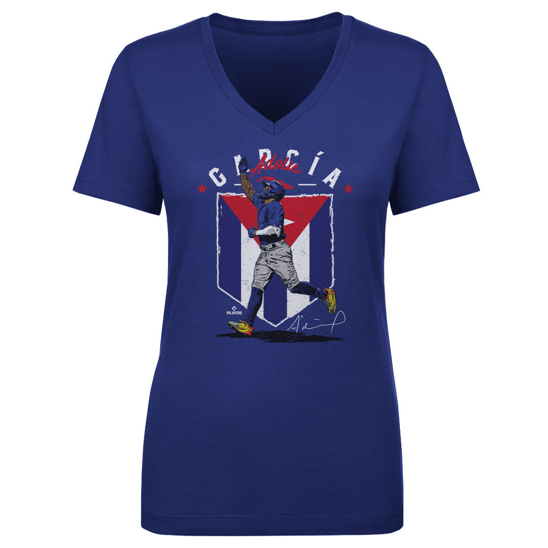 Adolis Garcia Women&#39;s V-Neck T-Shirt | 500 LEVEL