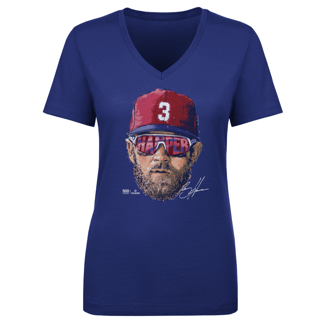 Bryce Harper Women&#39;s V-Neck T-Shirt | 500 LEVEL