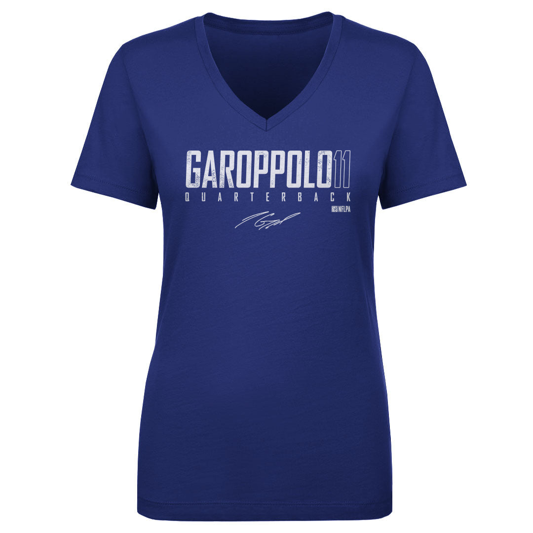 Jimmy Garoppolo Women&#39;s V-Neck T-Shirt | 500 LEVEL