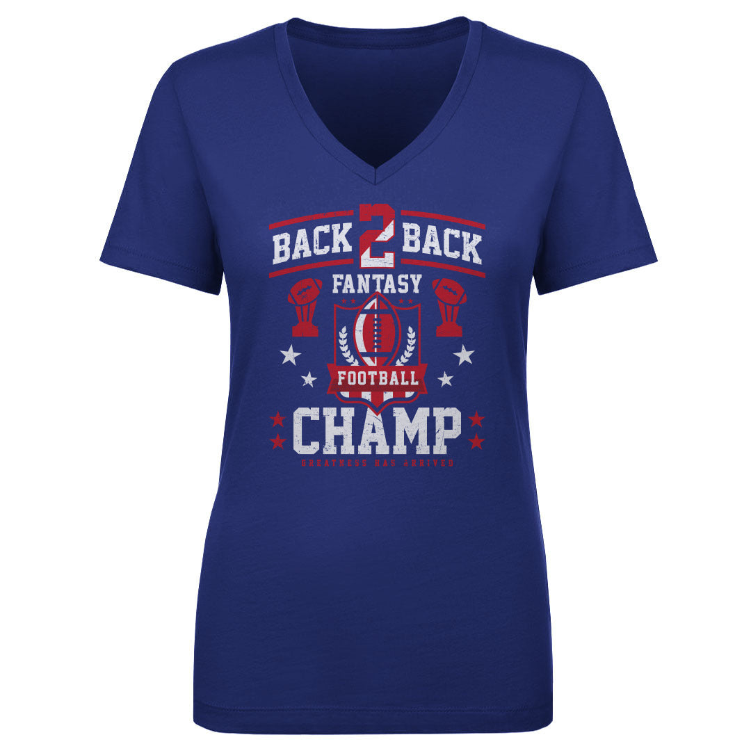 Fantasy Football Women&#39;s V-Neck T-Shirt | 500 LEVEL