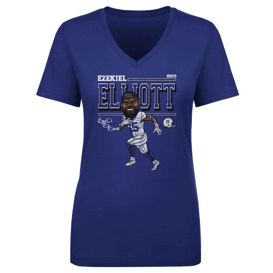 Ezekiel Elliott Women&#39;s V-Neck T-Shirt | 500 LEVEL