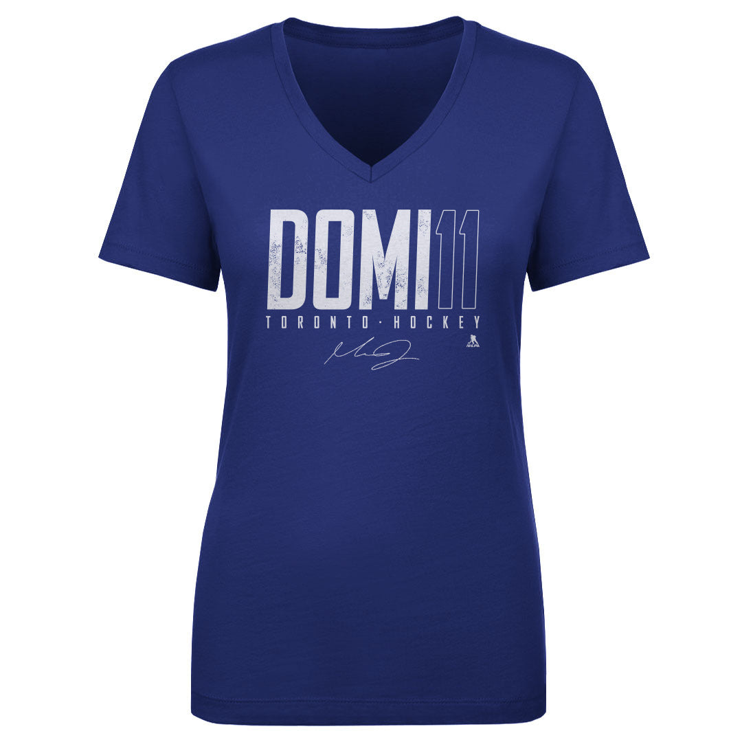 Max Domi Women&#39;s V-Neck T-Shirt | 500 LEVEL