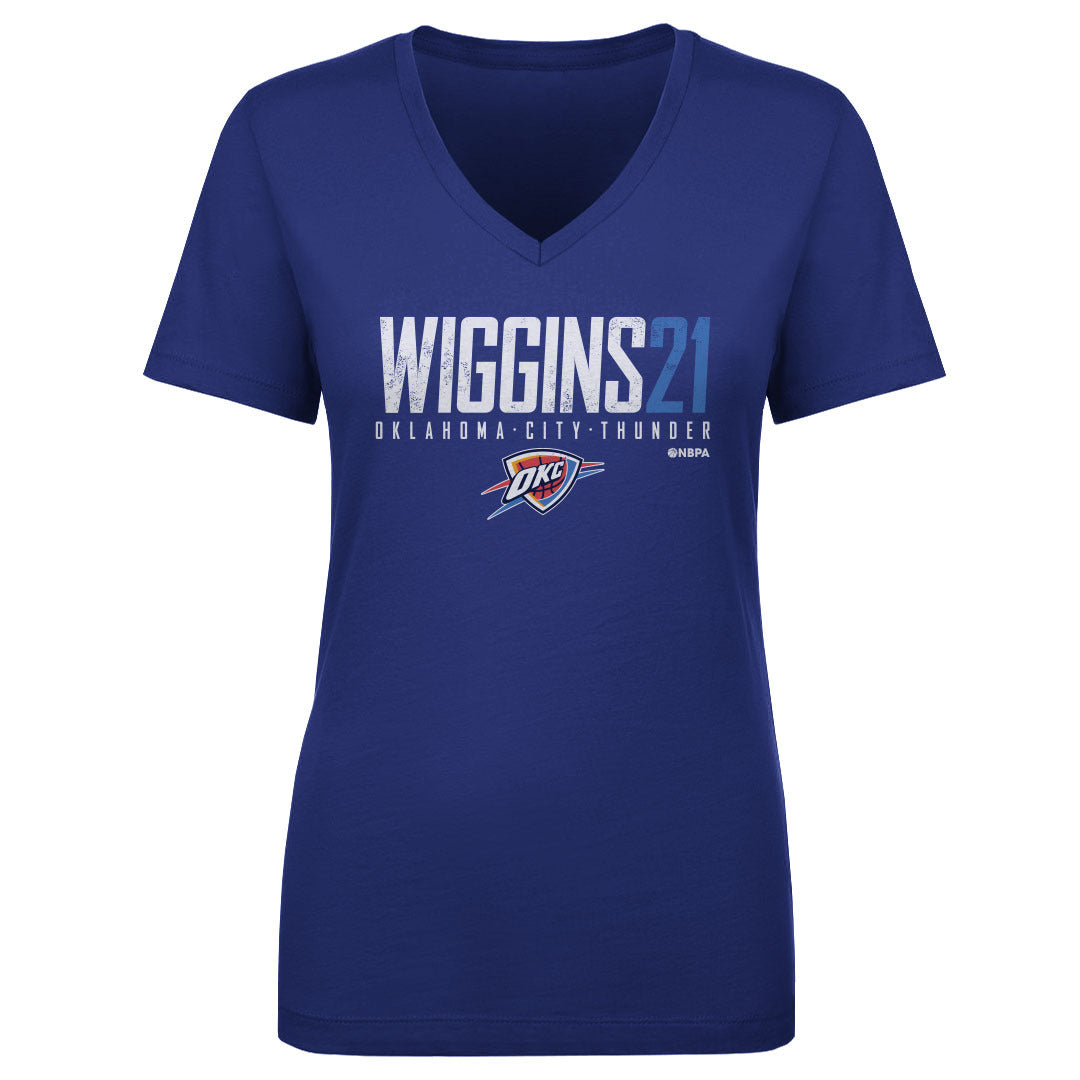 Aaron Wiggins Women&#39;s V-Neck T-Shirt | 500 LEVEL