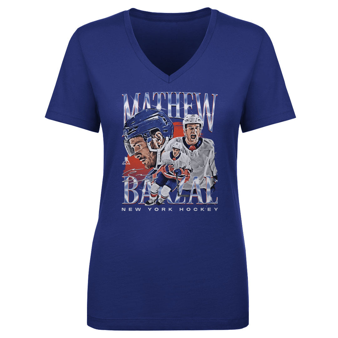 Mathew Barzal Women&#39;s V-Neck T-Shirt | 500 LEVEL