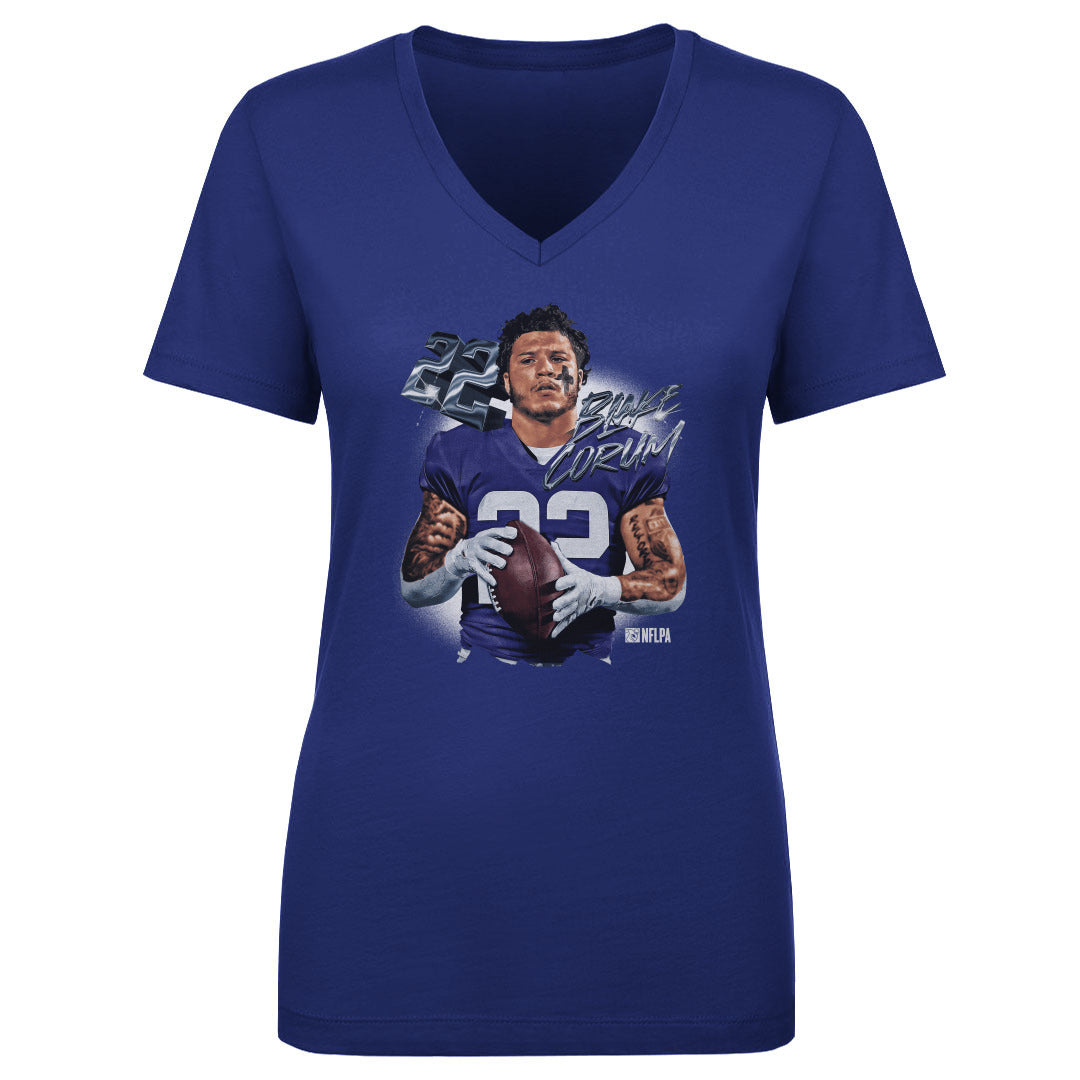 Blake Corum Women&#39;s V-Neck T-Shirt | 500 LEVEL