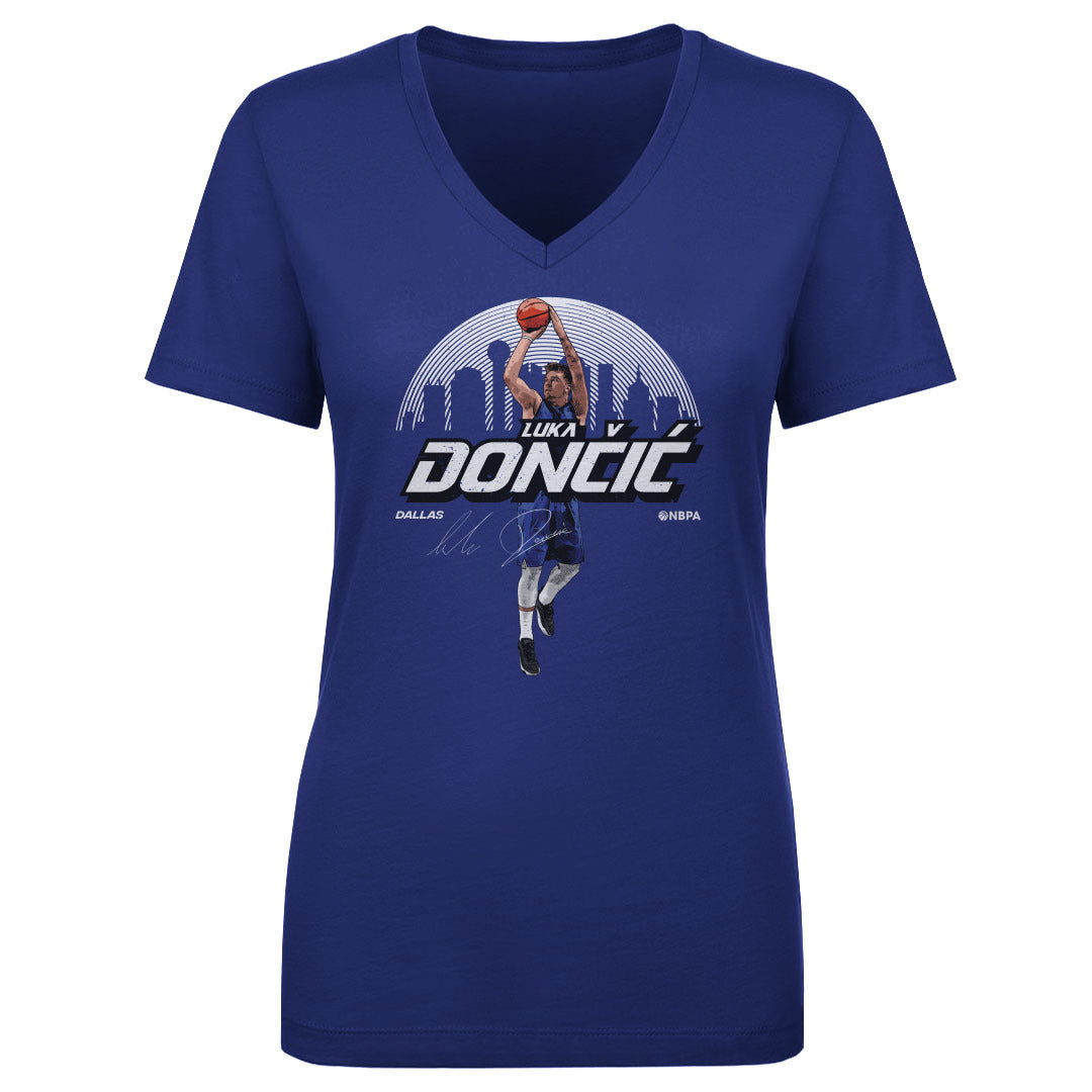 Luka Doncic Women&#39;s V-Neck T-Shirt | 500 LEVEL