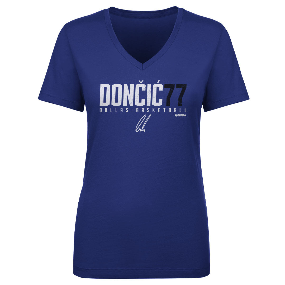 Luka Doncic Women&#39;s V-Neck T-Shirt | 500 LEVEL