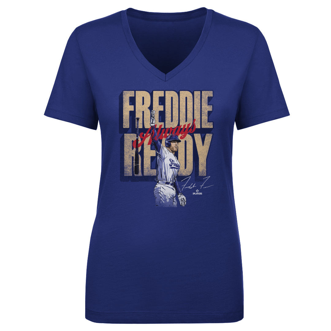 Freddie Freeman Women&#39;s V-Neck T-Shirt | 500 LEVEL