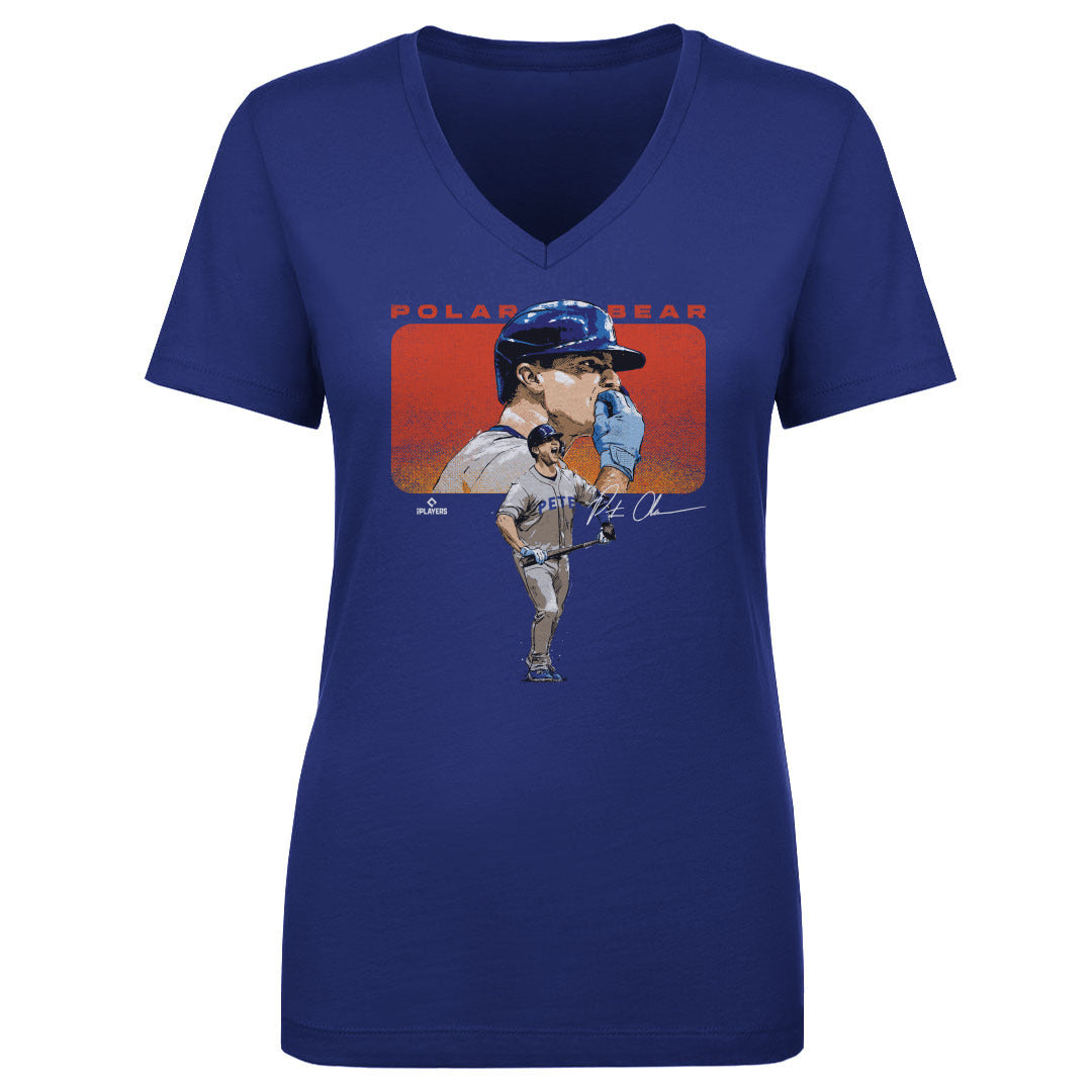 Pete Alonso Women&#39;s V-Neck T-Shirt | 500 LEVEL