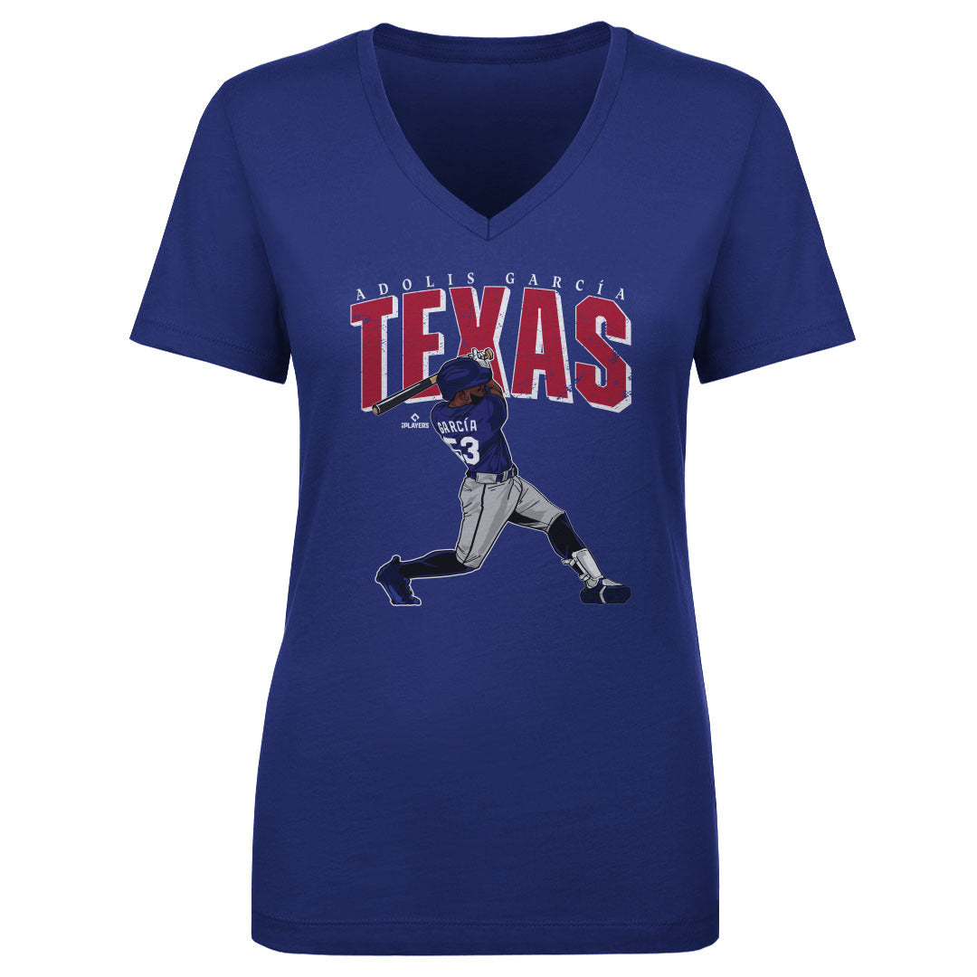 Adolis Garcia Women&#39;s V-Neck T-Shirt | 500 LEVEL