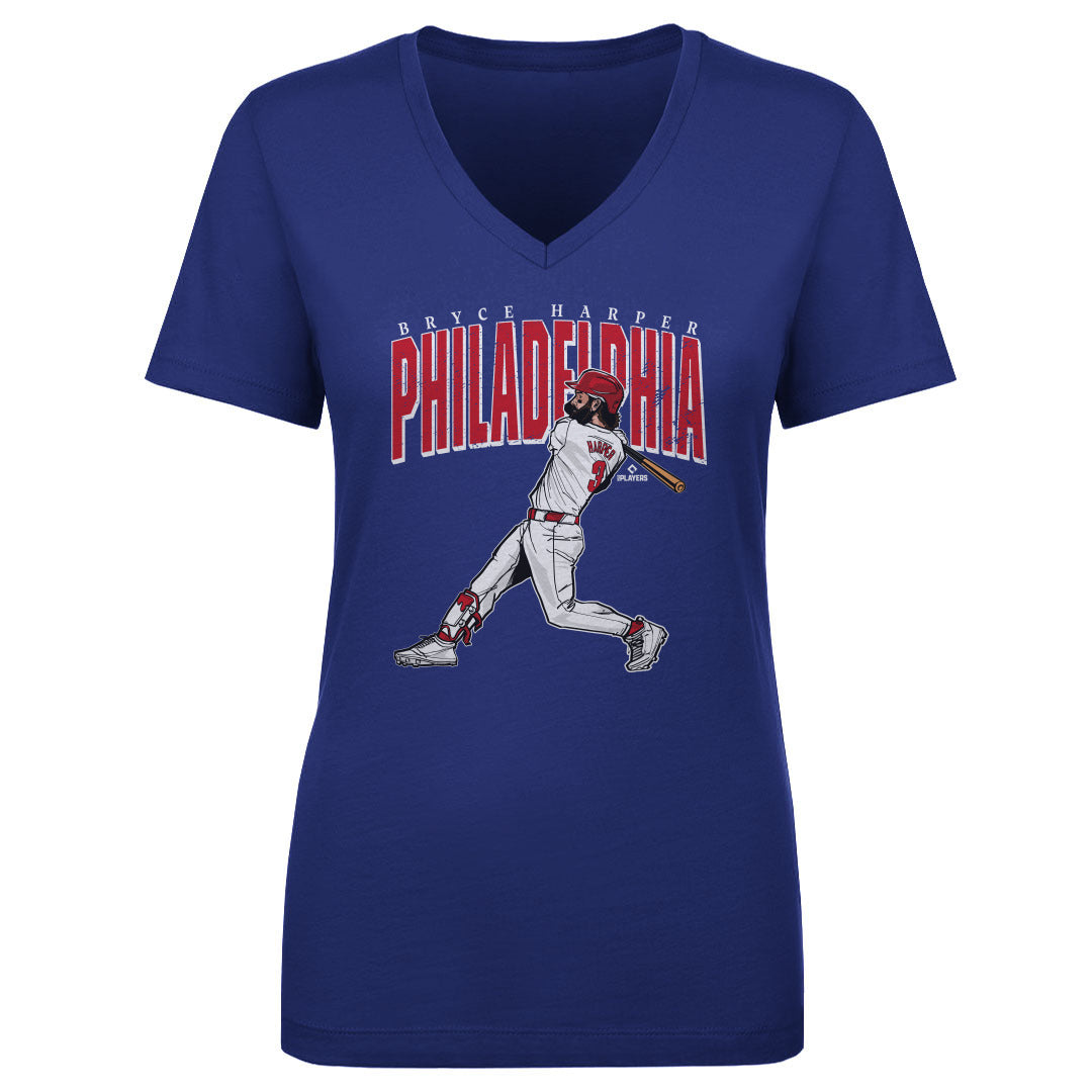 Bryce Harper Women&#39;s V-Neck T-Shirt | 500 LEVEL