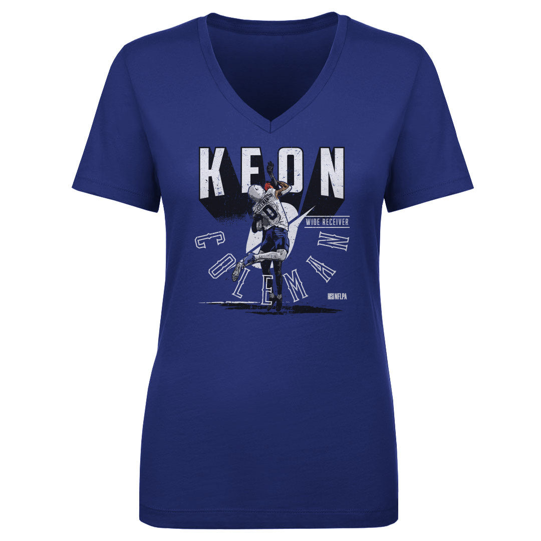 Keon Coleman Women&#39;s V-Neck T-Shirt | 500 LEVEL