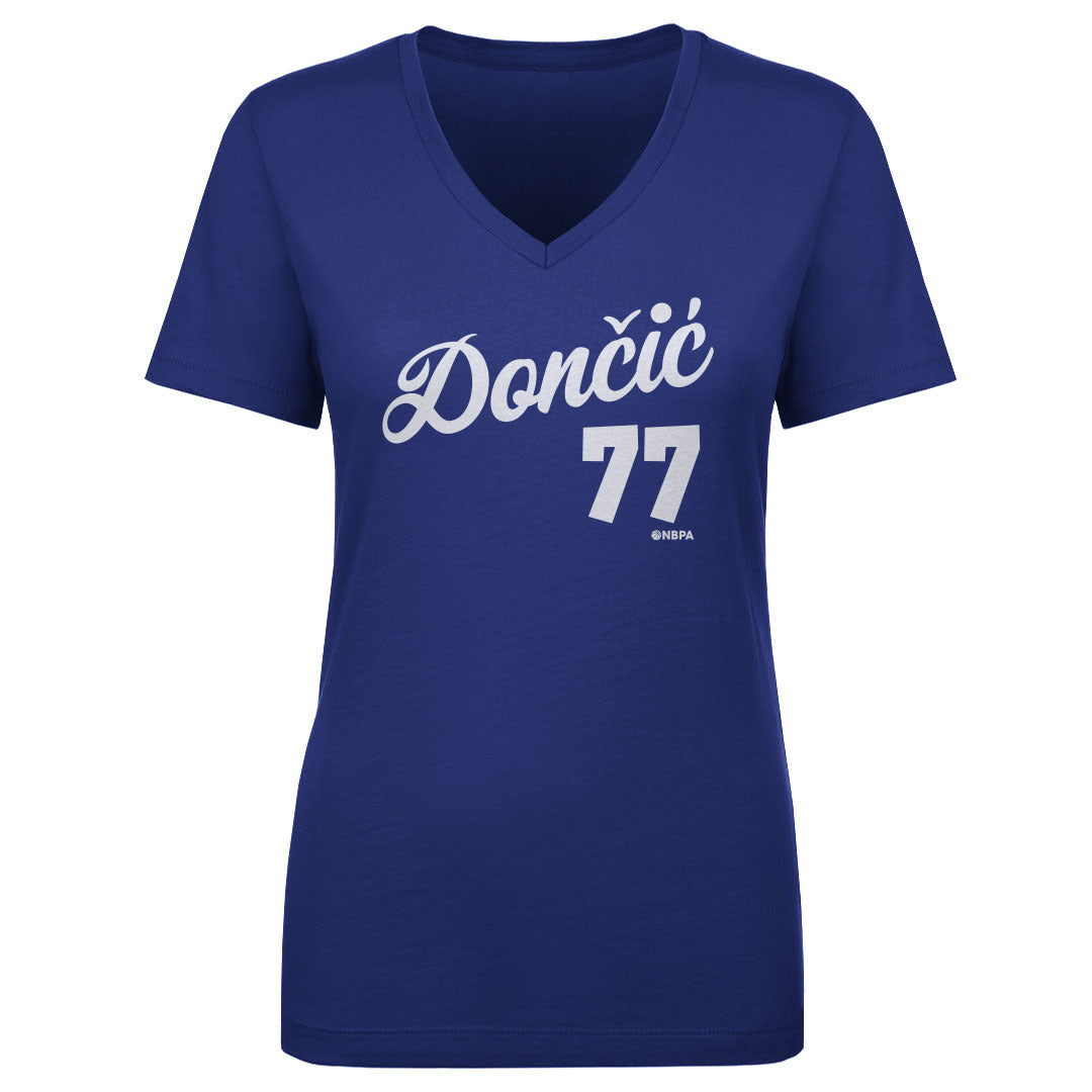 Luka Doncic Women&#39;s V-Neck T-Shirt | 500 LEVEL