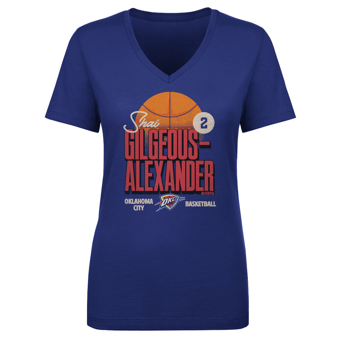 Shai Gilgeous-Alexander Women&#39;s V-Neck T-Shirt | 500 LEVEL