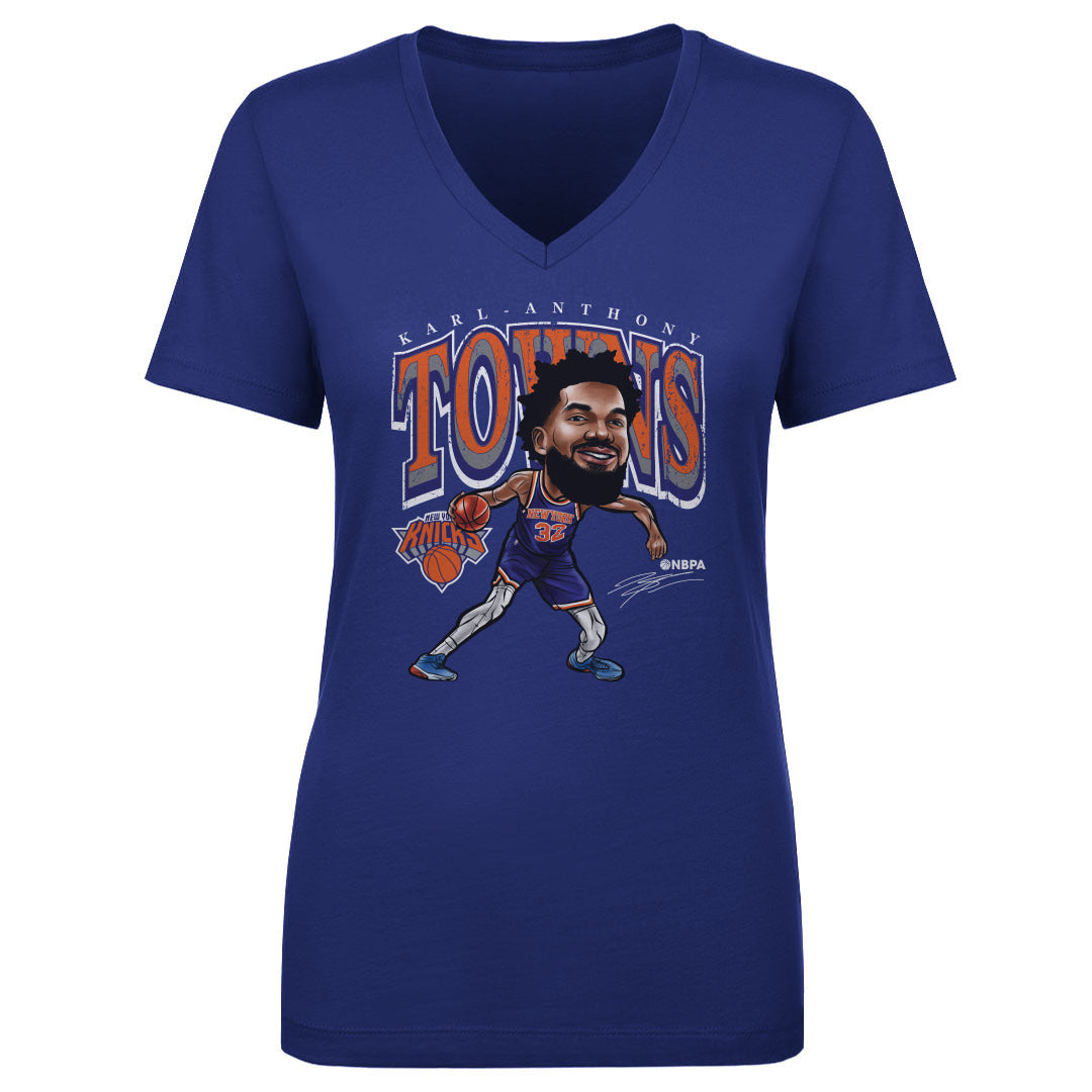 Karl-Anthony Towns Women&#39;s V-Neck T-Shirt | 500 LEVEL