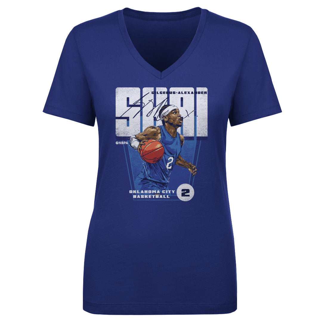 Shai Gilgeous-Alexander Women&#39;s V-Neck T-Shirt | 500 LEVEL