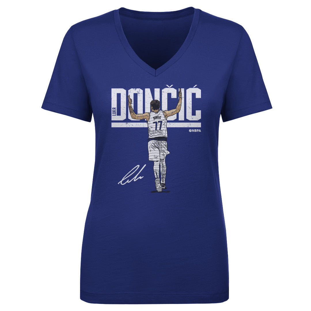 Luka Doncic Women&#39;s V-Neck T-Shirt | 500 LEVEL