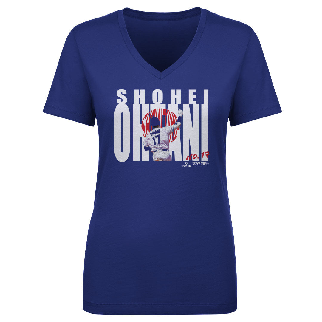 Shohei Ohtani Women&#39;s V-Neck T-Shirt | 500 LEVEL