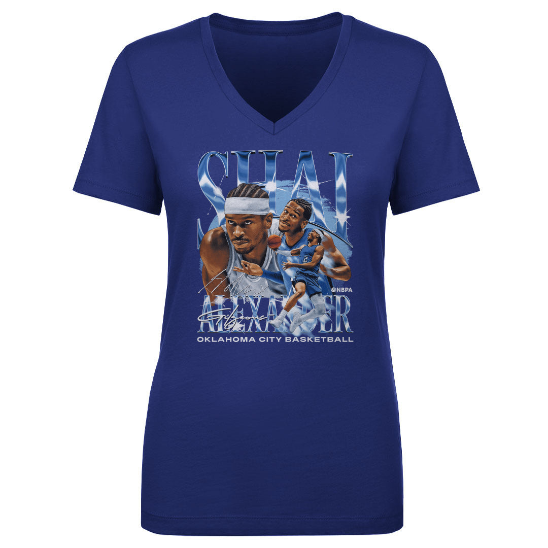 Shai Gilgeous-Alexander Women&#39;s V-Neck T-Shirt | 500 LEVEL