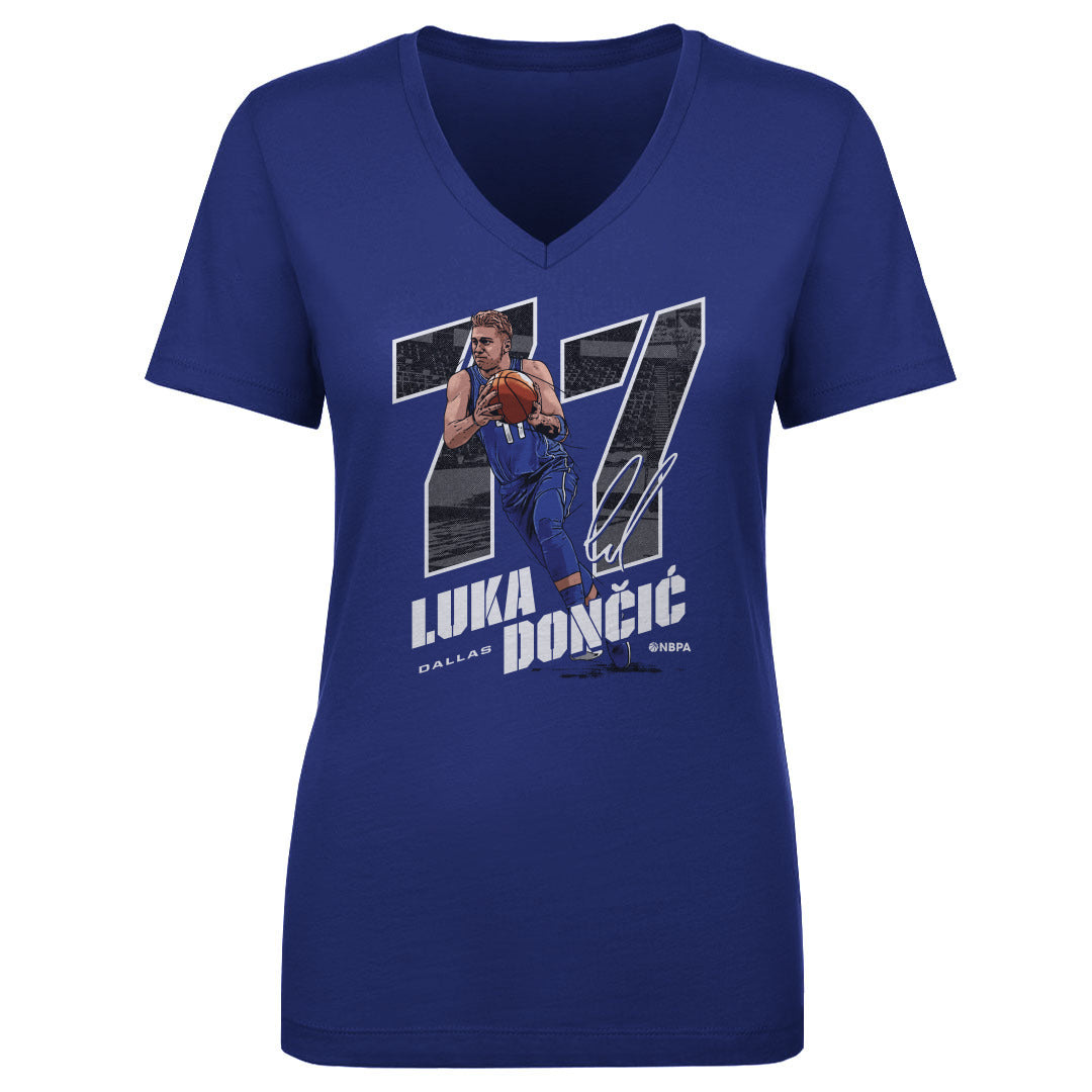 Luka Doncic Women&#39;s V-Neck T-Shirt | 500 LEVEL