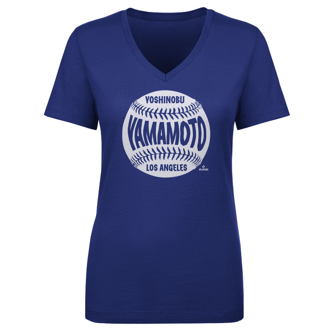 Yoshinobu Yamamoto Women&#39;s V-Neck T-Shirt | 500 LEVEL