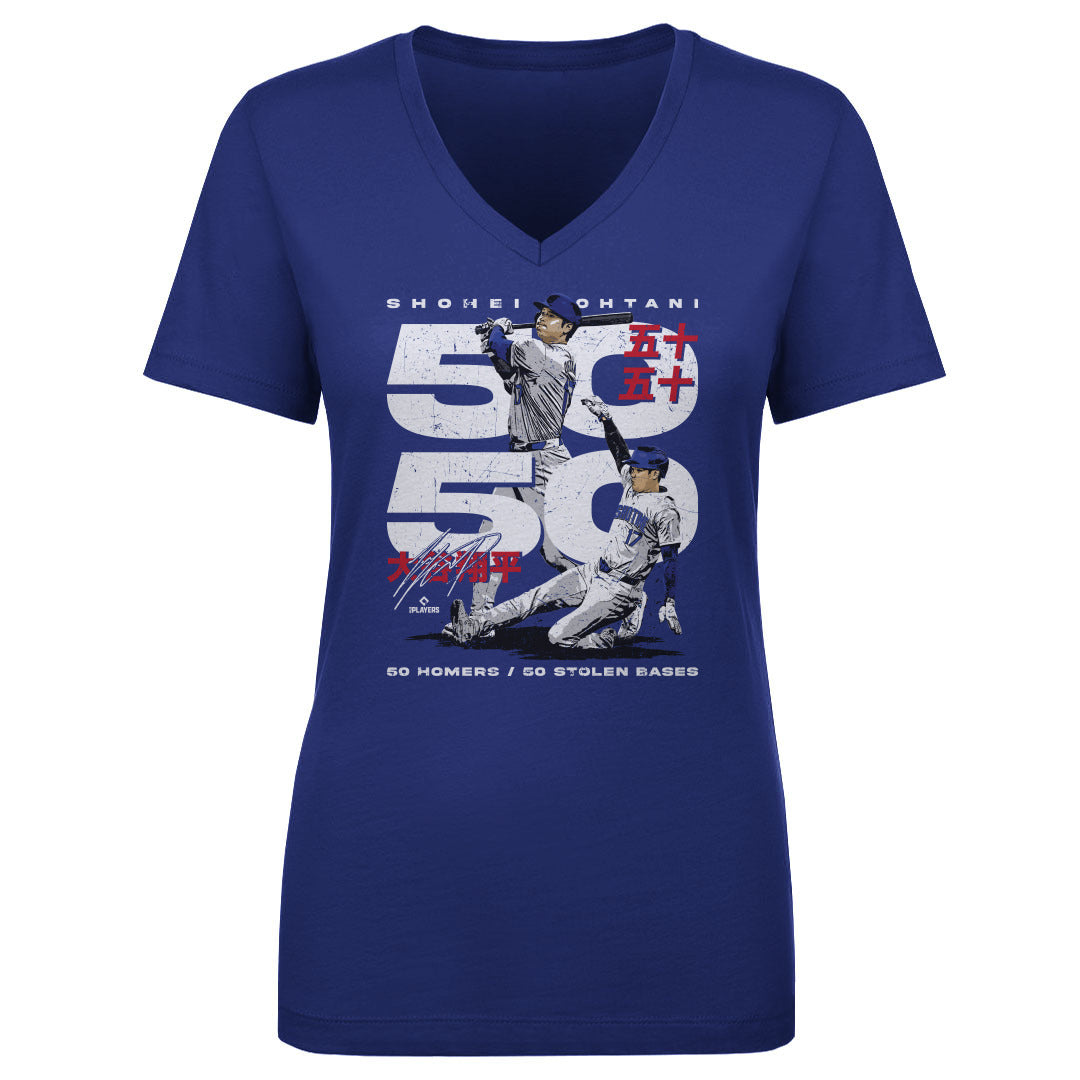 Shohei Ohtani Women&#39;s V-Neck T-Shirt | 500 LEVEL