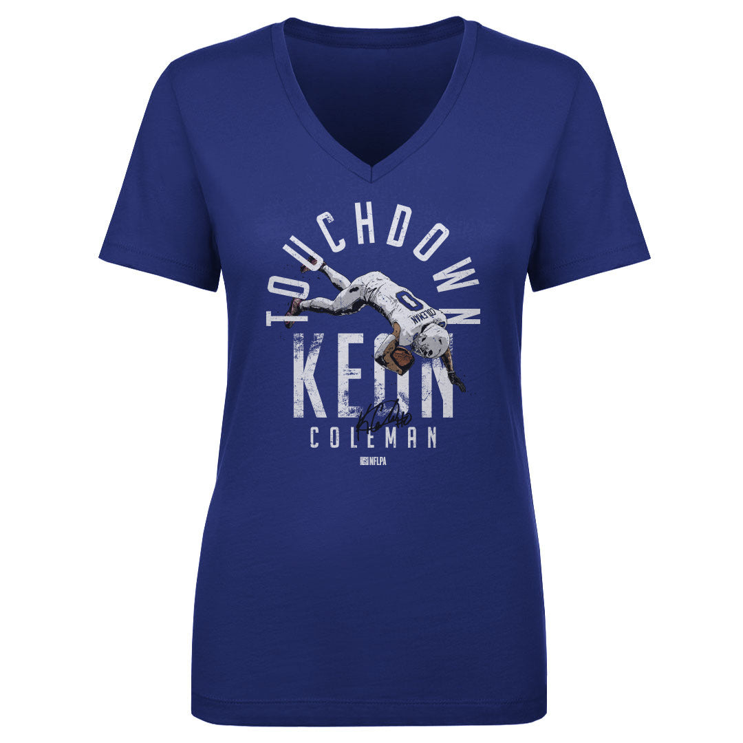 Keon Coleman Women&#39;s V-Neck T-Shirt | 500 LEVEL