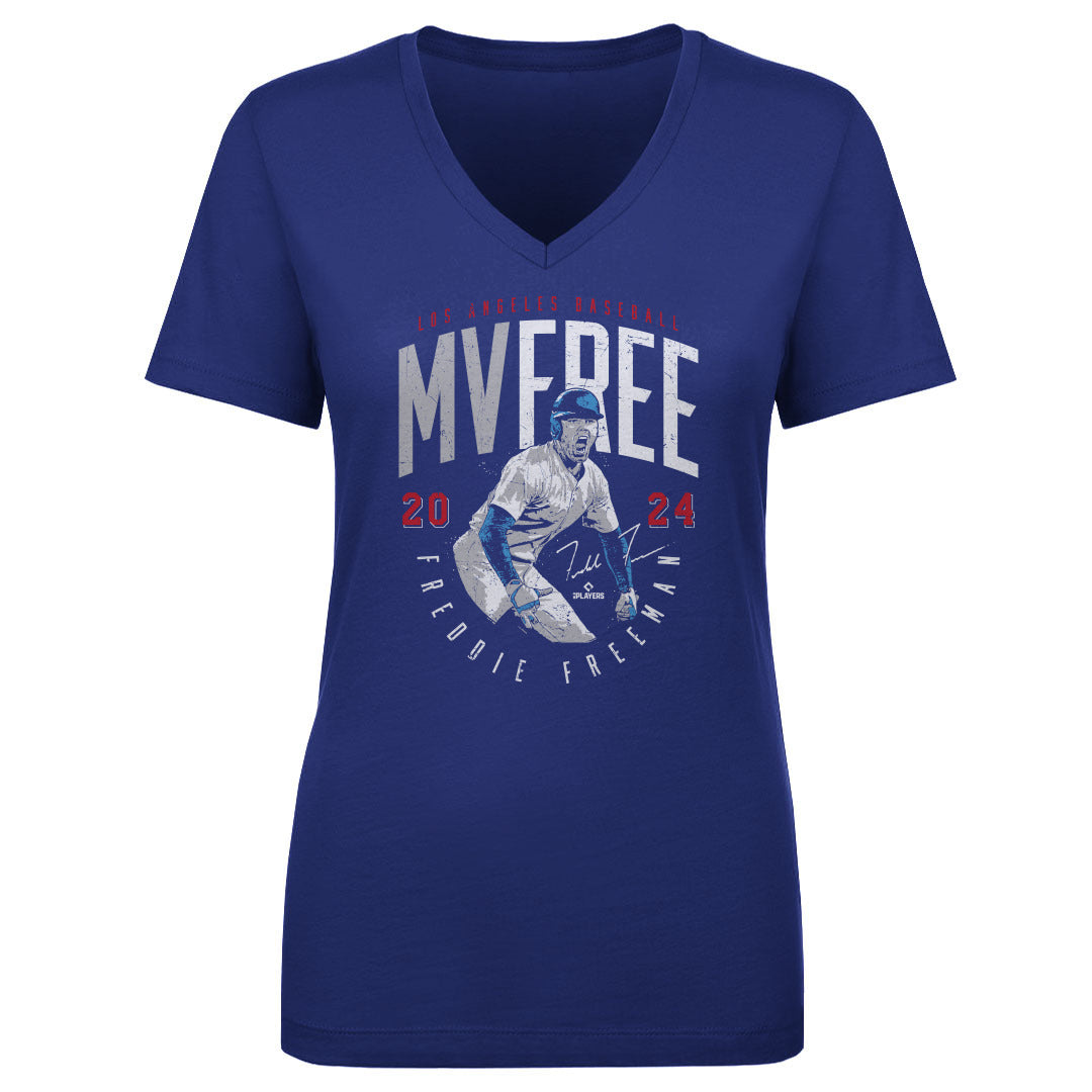 Freddie Freeman Women&#39;s V-Neck T-Shirt | 500 LEVEL