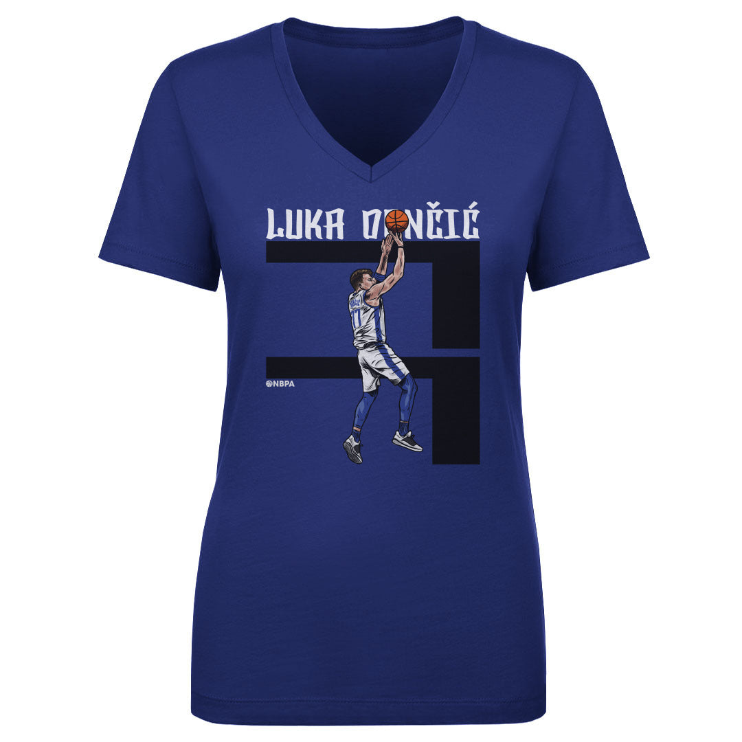 Luka Doncic Women&#39;s V-Neck T-Shirt | 500 LEVEL