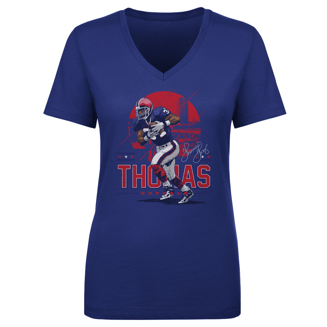 Thurman Thomas Women&#39;s V-Neck T-Shirt | 500 LEVEL