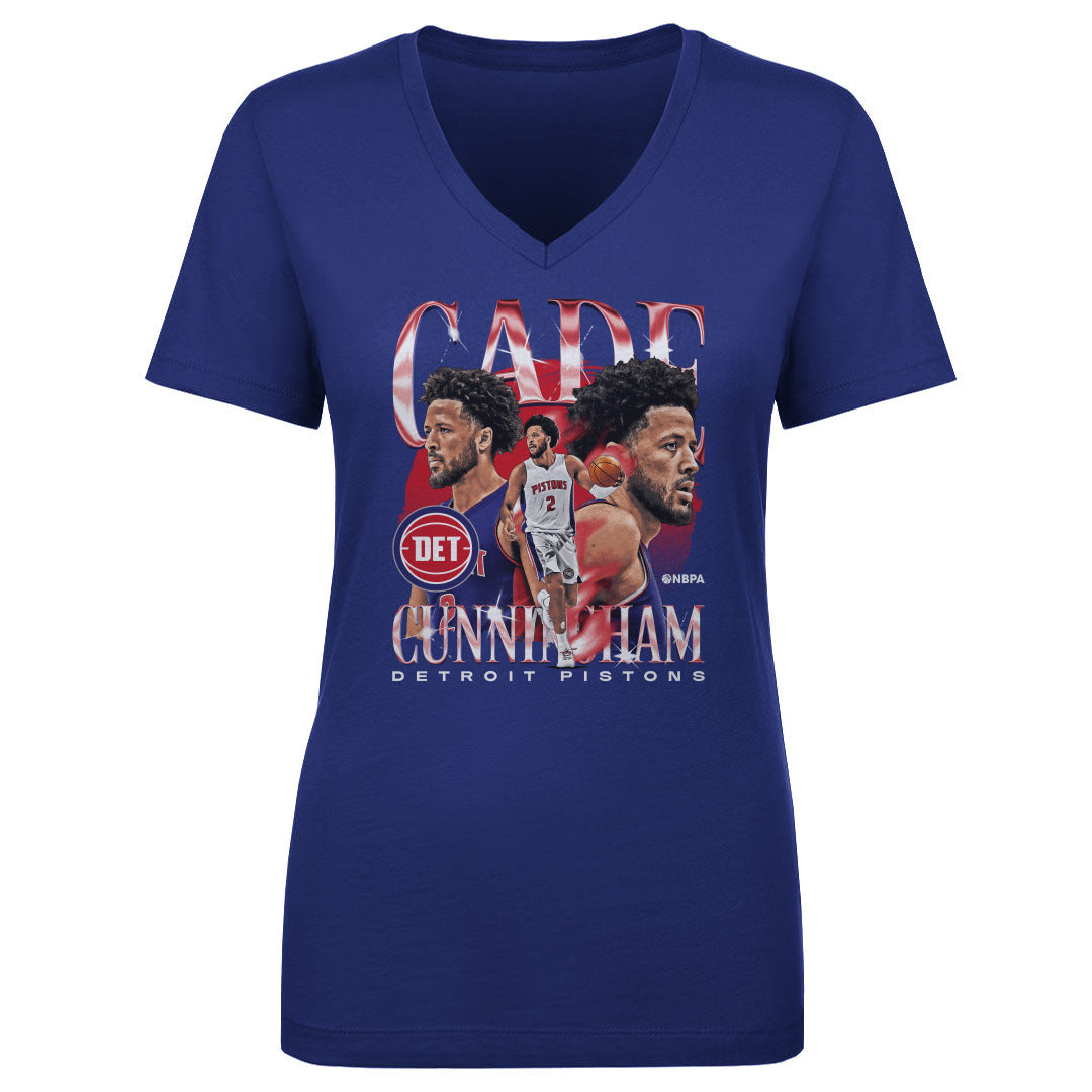 Cade Cunningham Women&#39;s V-Neck T-Shirt | 500 LEVEL