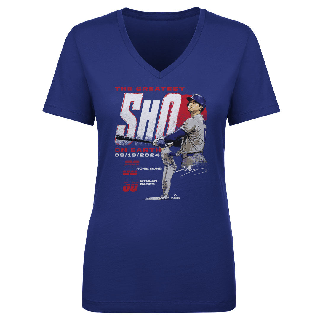 Shohei Ohtani Women&#39;s V-Neck T-Shirt | 500 LEVEL