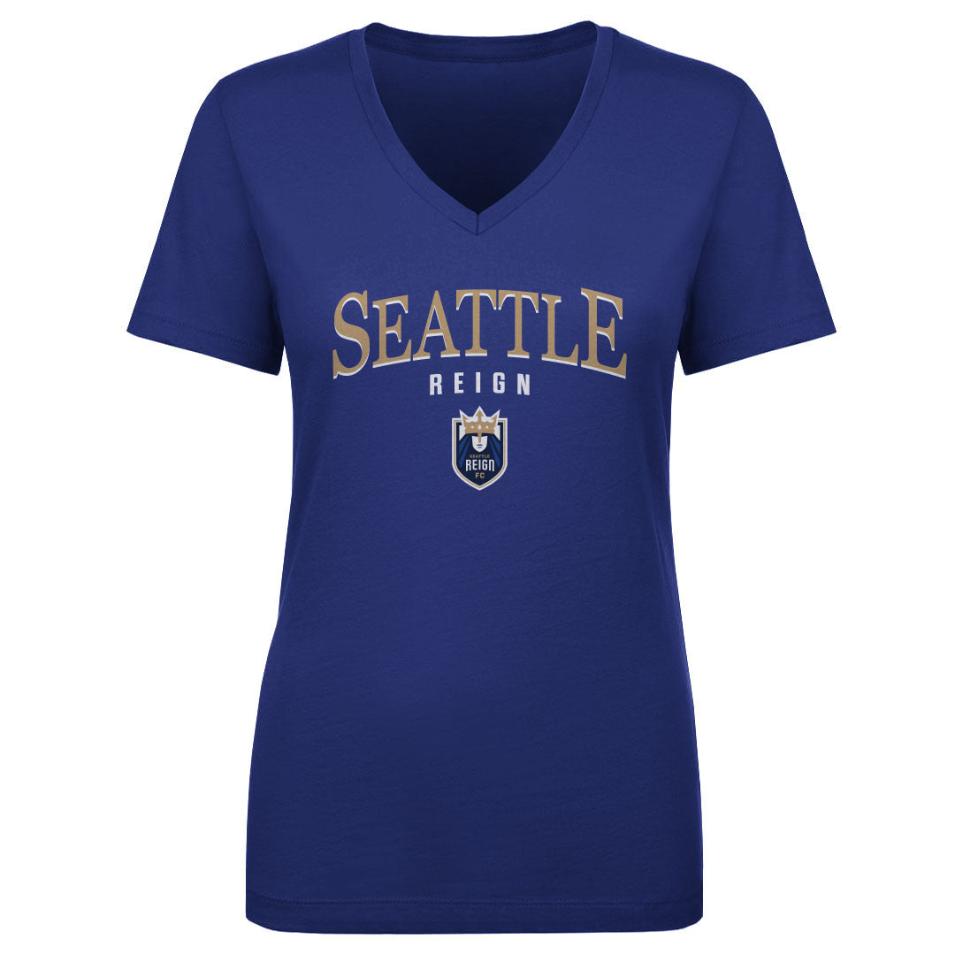 Seattle Reign FC Women&#39;s V-Neck T-Shirt | 500 LEVEL