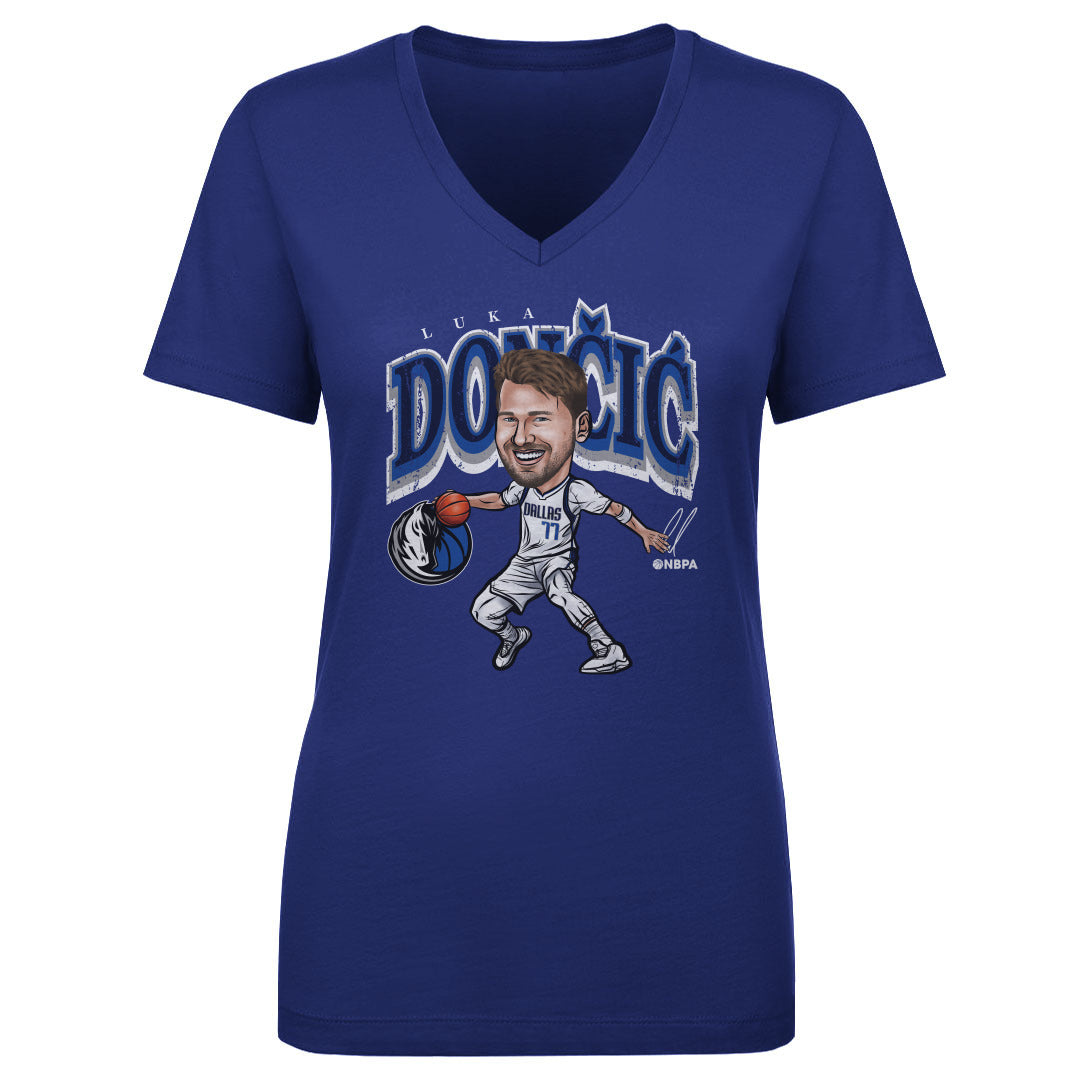 Luka Doncic Women&#39;s V-Neck T-Shirt | 500 LEVEL