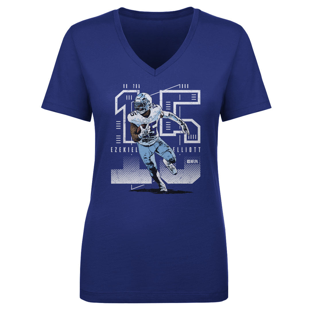 Ezekiel Elliott Women&#39;s V-Neck T-Shirt | 500 LEVEL