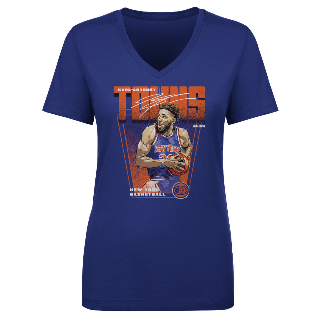 Karl-Anthony Towns Women&#39;s V-Neck T-Shirt | 500 LEVEL