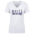 Keion White Women's V-Neck T-Shirt | 500 LEVEL