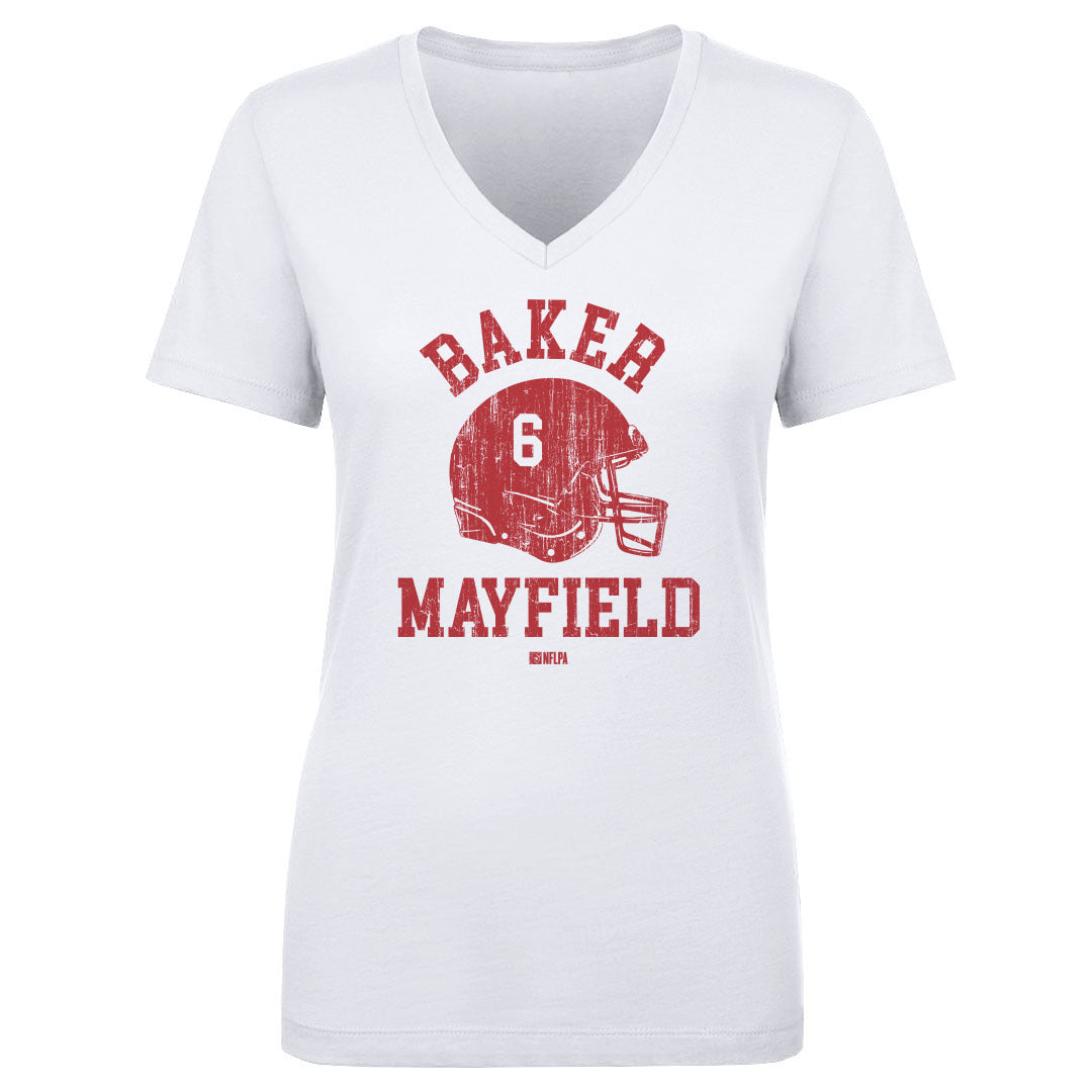 Baker Mayfield Women&#39;s V-Neck T-Shirt | 500 LEVEL